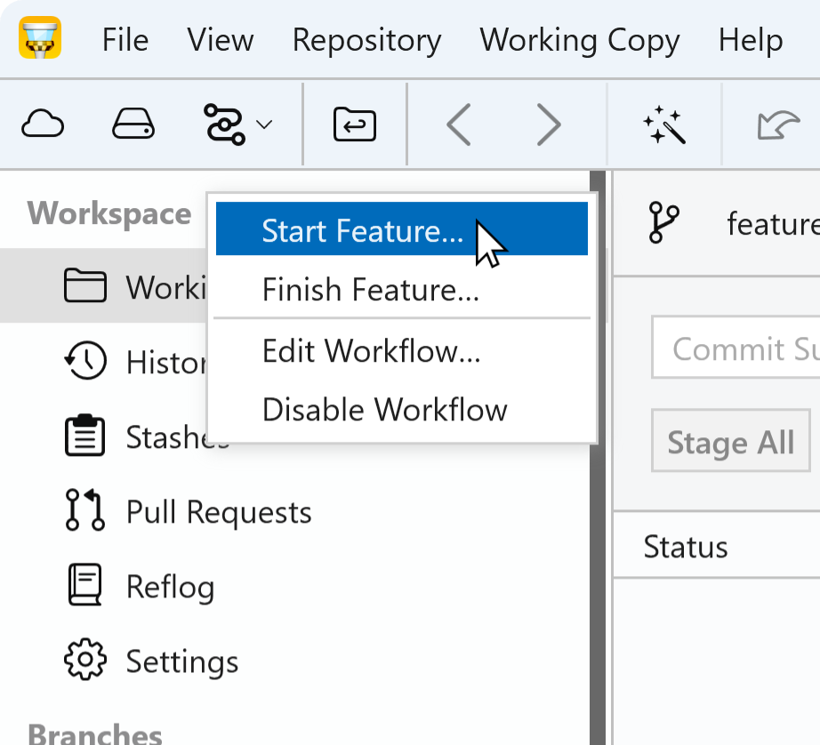 Tower Workflows - Finish GitHub Flow Feature