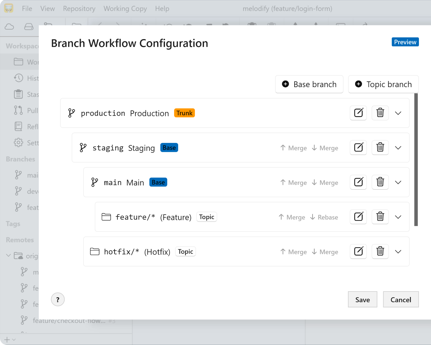 GitLab Flow in Tower Workflows