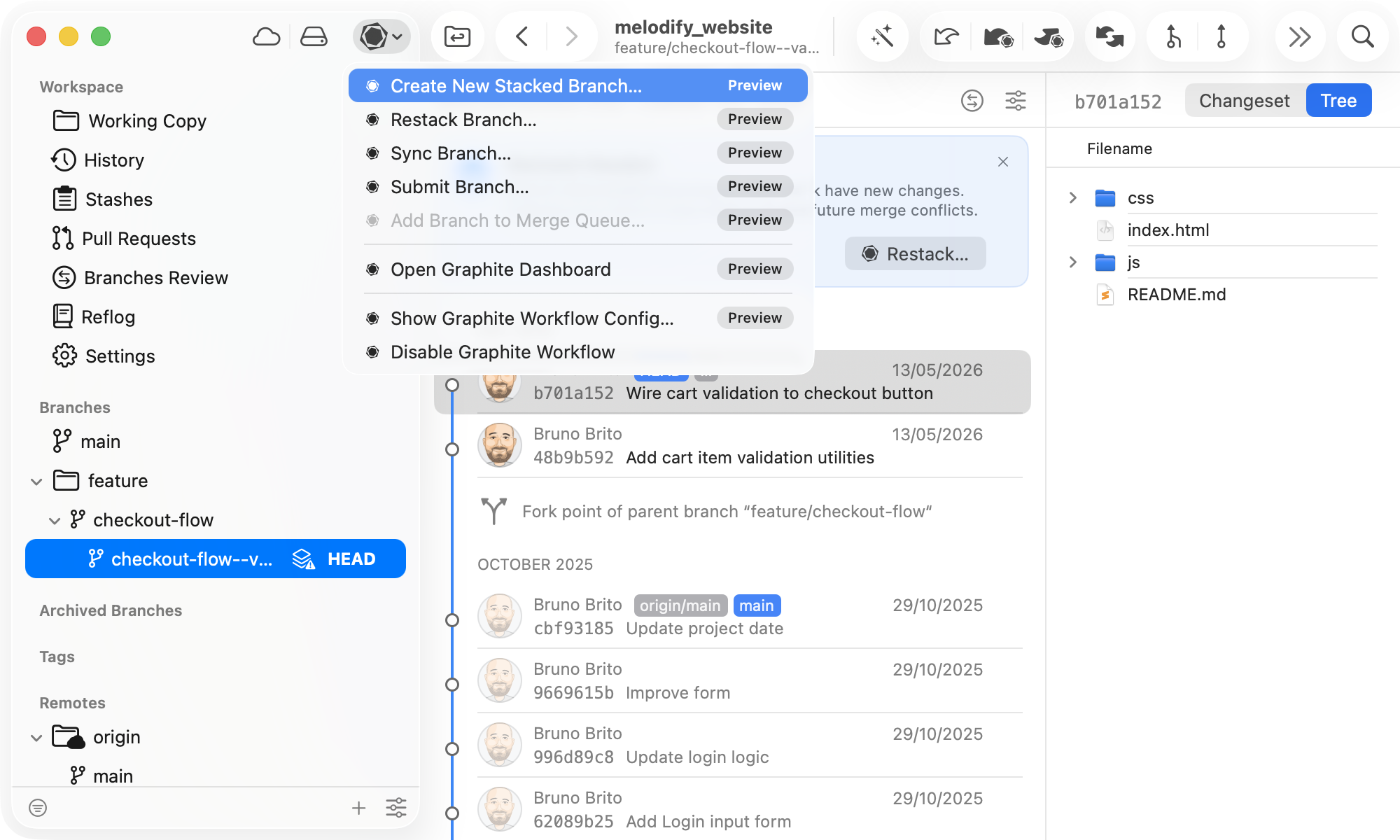 Graphite Workflow