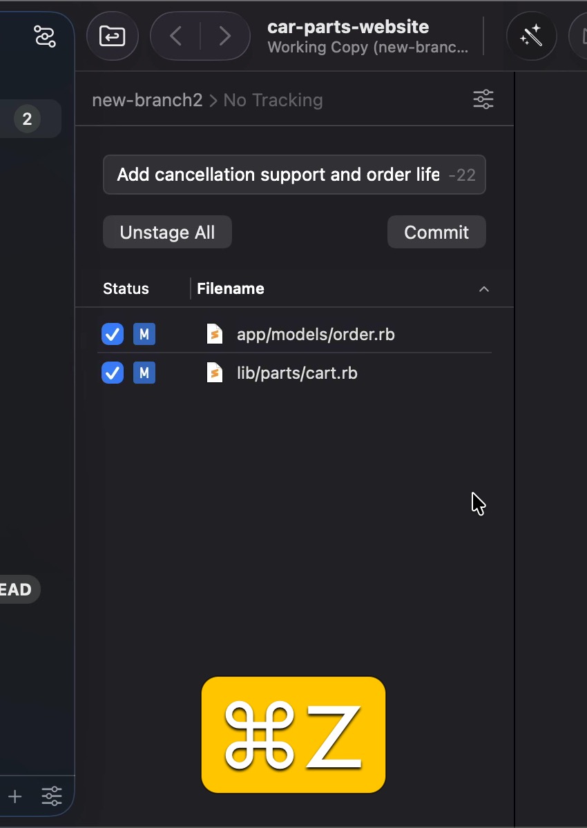 Undo Anything in Git | Tower Git Client