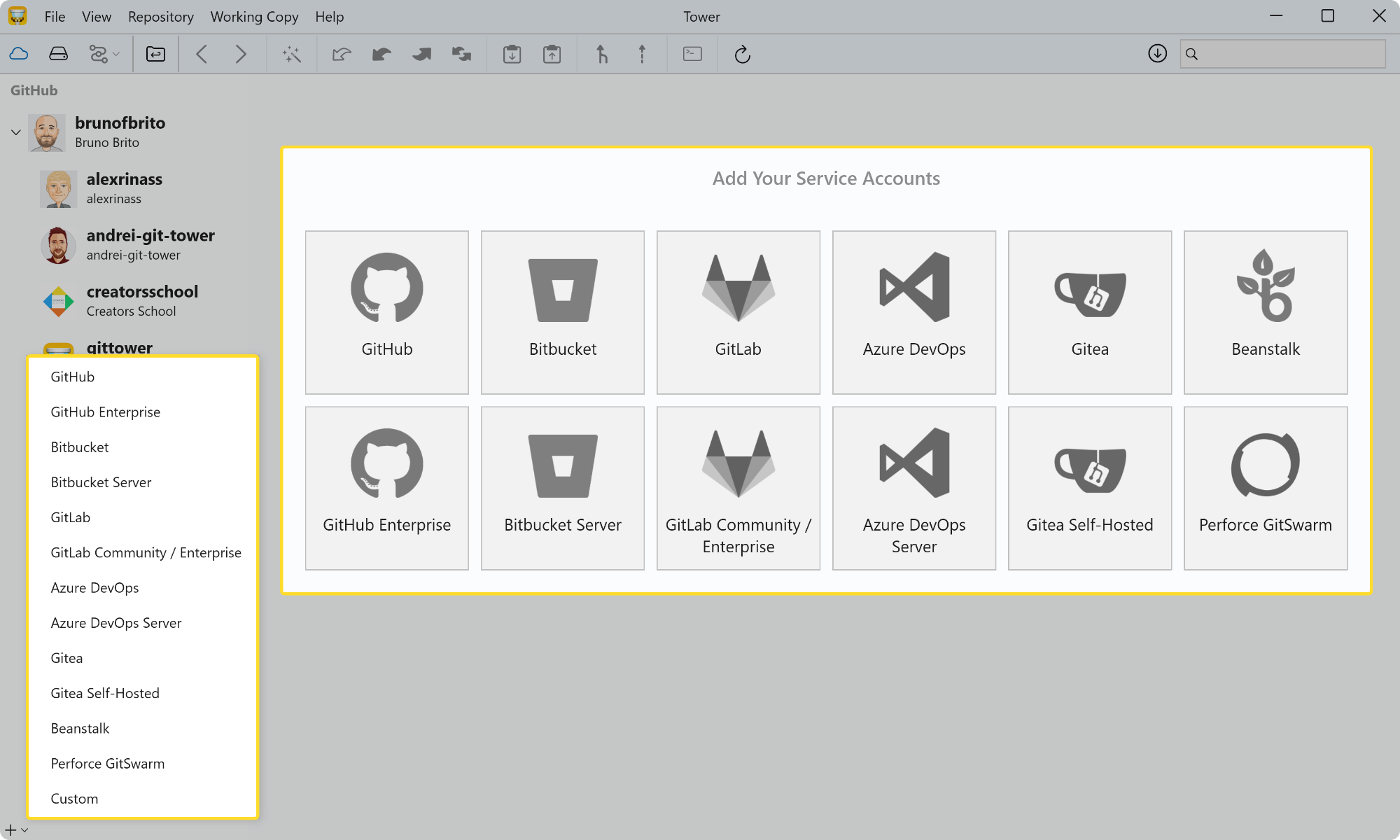 Self-Hosted Services