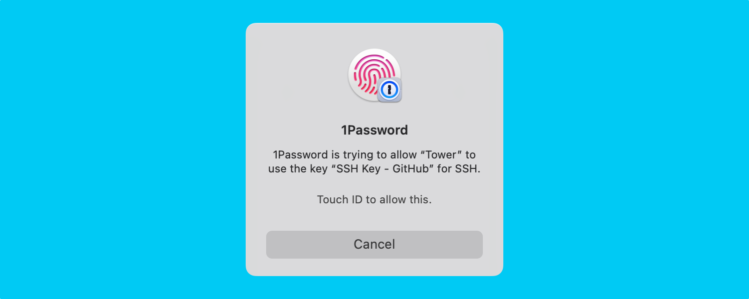 1Password 8 — Touch ID