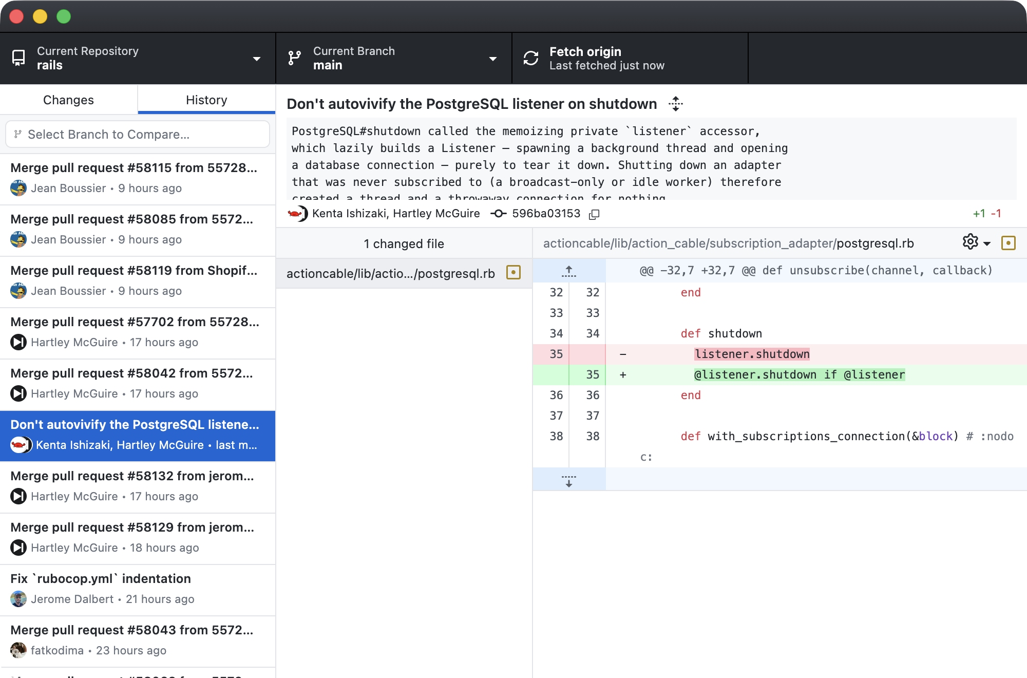 GitHub desktop