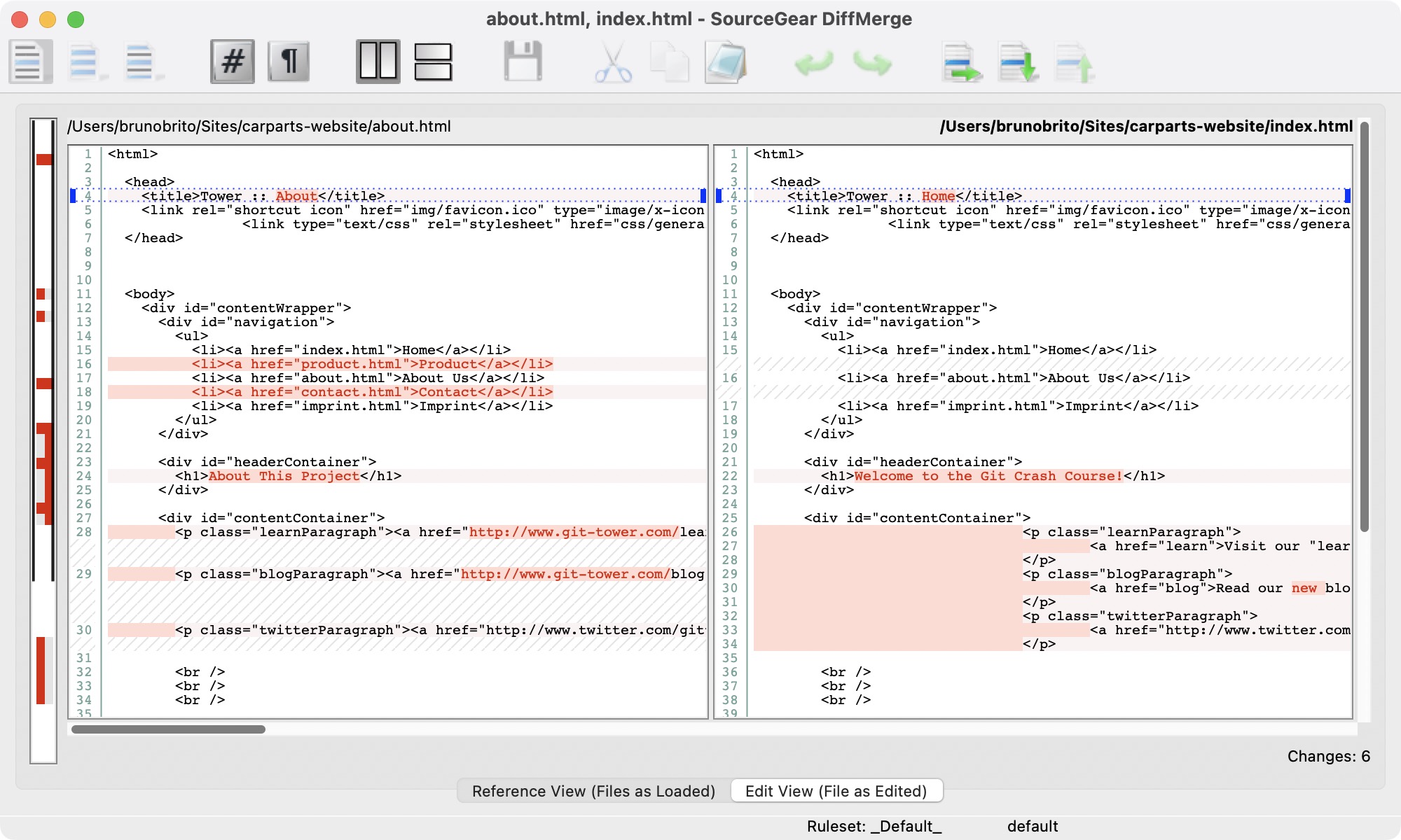 Diff Tools on macOS | Tower Blog