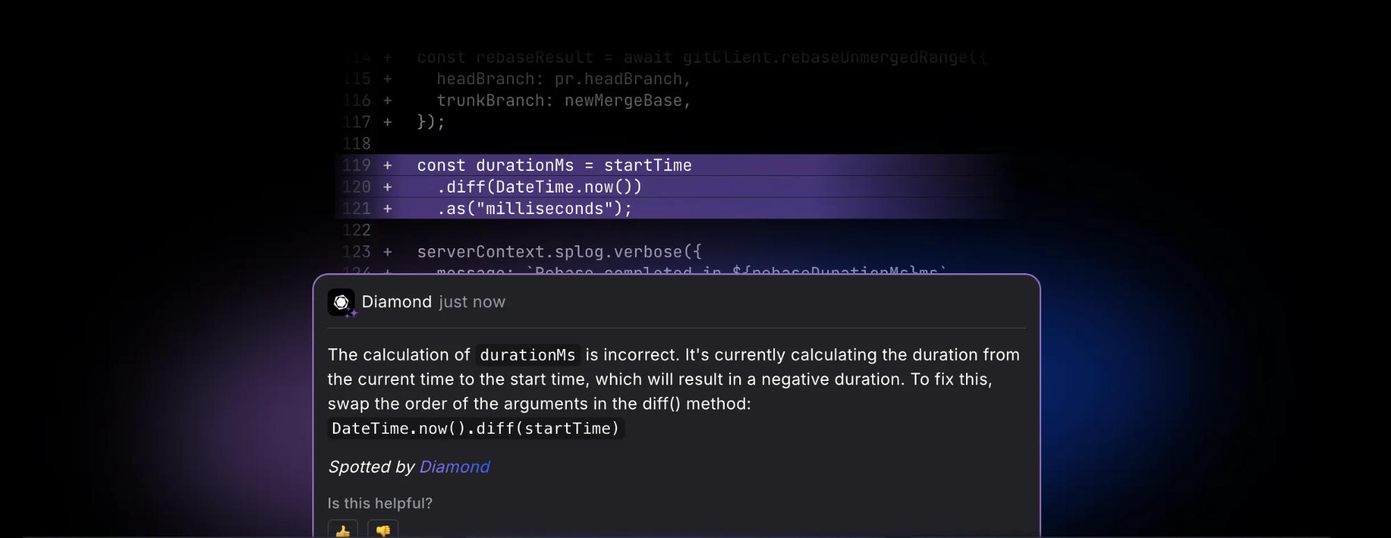 Diamond – Agentic AI Code Review
