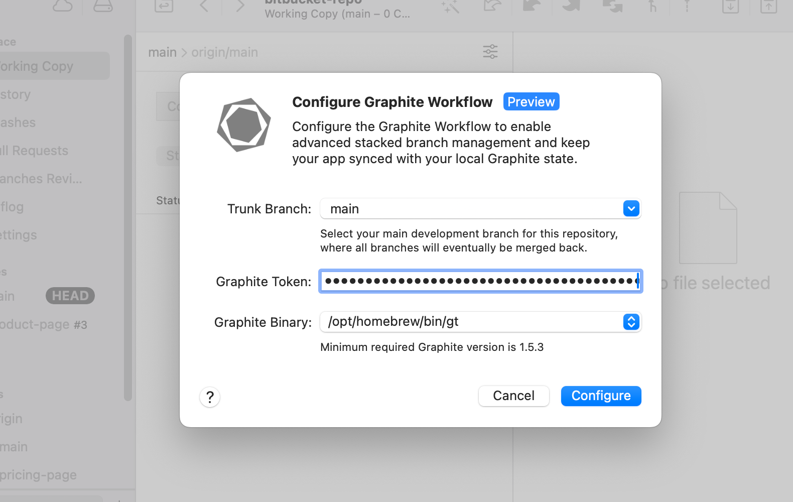 Tower 13 — Configure Graphite Workflow