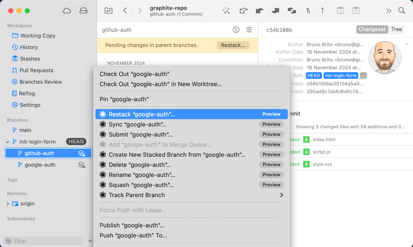 Tower 13 — Restack Branch