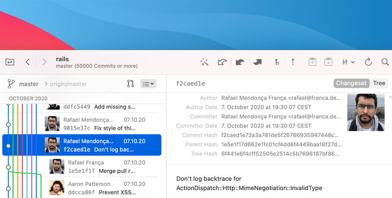New toolbar design