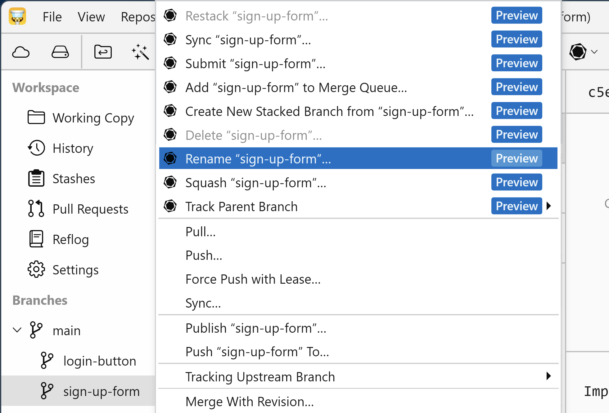 Tower 10 – Additional Context Menu Options