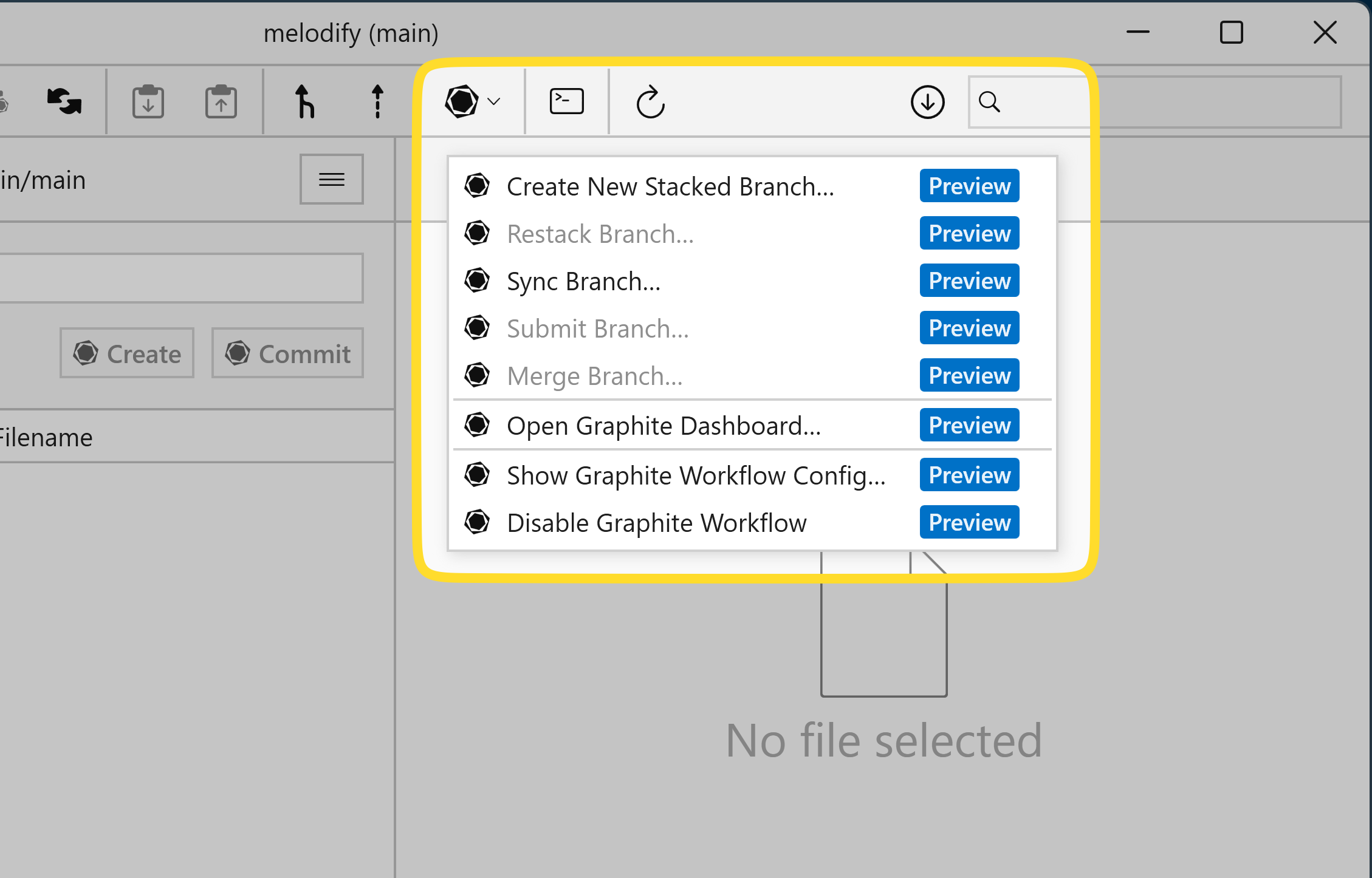 Tower 10 – Graphite Workflow in Toolbar