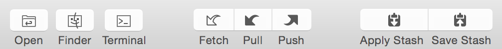 Tower Toolbar: Primary vs. secondary icons