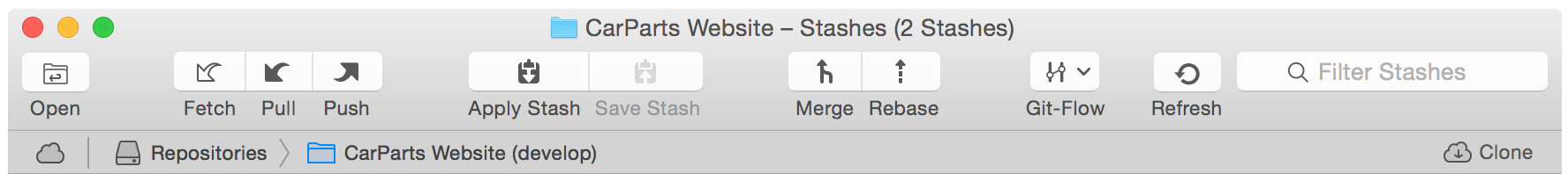 New Tower Toolbar