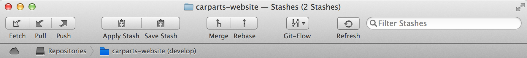 Old Tower Toolbar