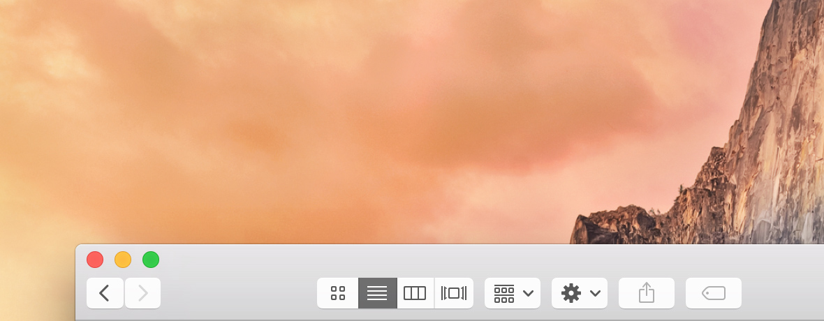 Yosemite's lighter UI