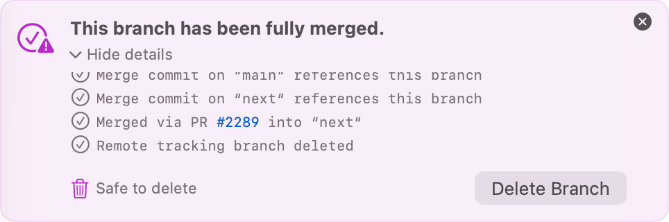 Tower – Improved Fully Merged Detection