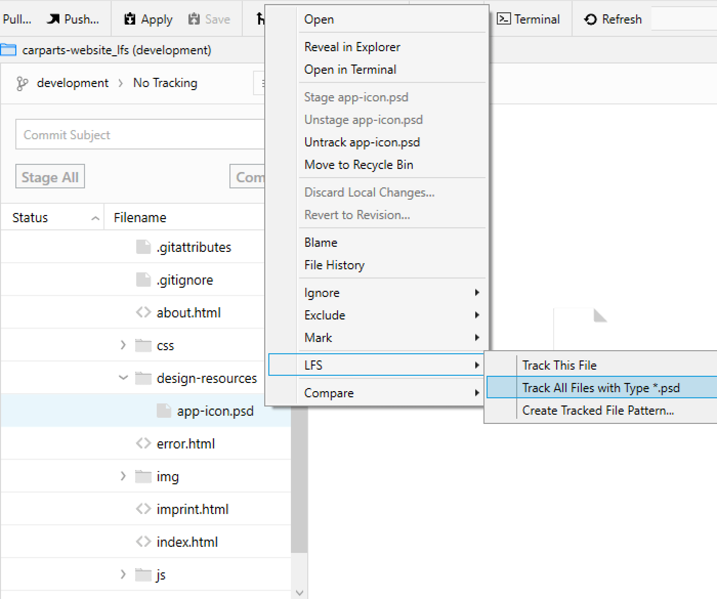 handling large files with lfs learn