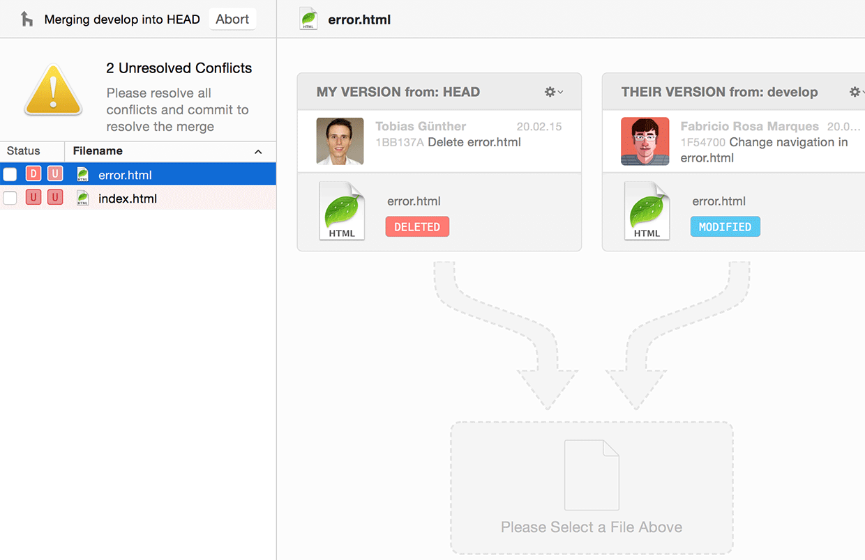 git merge - Integrating changes from another branch | Learn Version Control  with Git